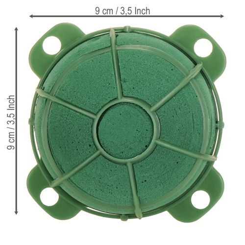Product Floral foam round flower decoration holder Ø9cm H5cm 4 pcs