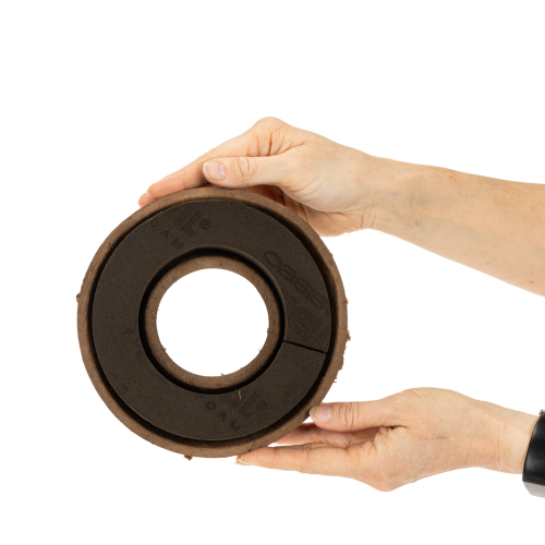 OASIS® Renewal® Biolit® Floral Foam Ring, 17 cm, 2 Pack for Floristry | Floristik24.co.uk