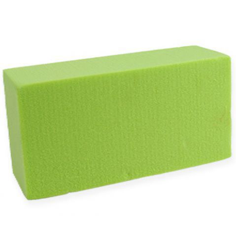 Floristik24 Floral Foam Bricks Rainbow Lime Green 4pcs