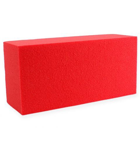 Floristik24 Floral foam bricks Rainbow Red 4pcs