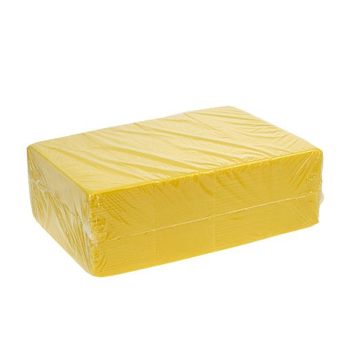 Floristik24 Floral foam bricks Rainbow sun yellow 4 pieces