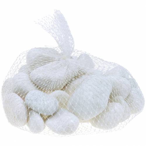 Floristik24 River Pebbles Natural White 3-5cm 1kg