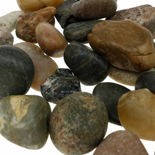 Floristik24 River Pebbles Natural Light and Dark 2-3cm 1kg