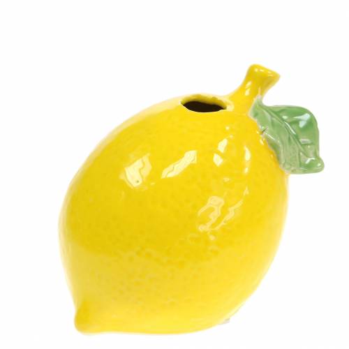Floristik24 Earthenware vase Lemon Yellow 10cm