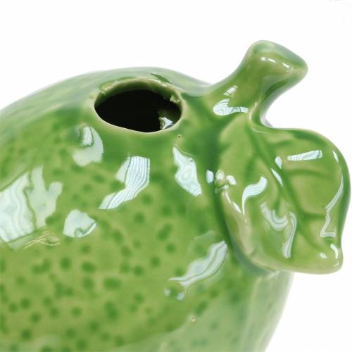 Floristik24 Stoneware vase lime green 10cm