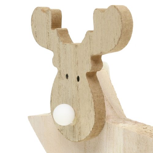 Floristik24 Reindeer Christmas deco wood 14cm x 17cm