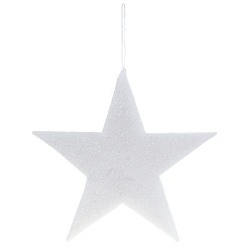 Floristik24 Big Star for hanging White 45cm L56cm 1pc
