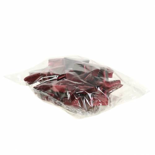 Floristik24 Deco star dark red 4cm 12pcs