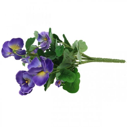 Floristik24 Artificial pansy violet artificial flower meadow flower 30cm