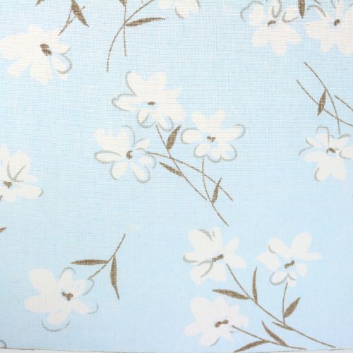 Product Decoration fabric flowers blue 30cm x 3m