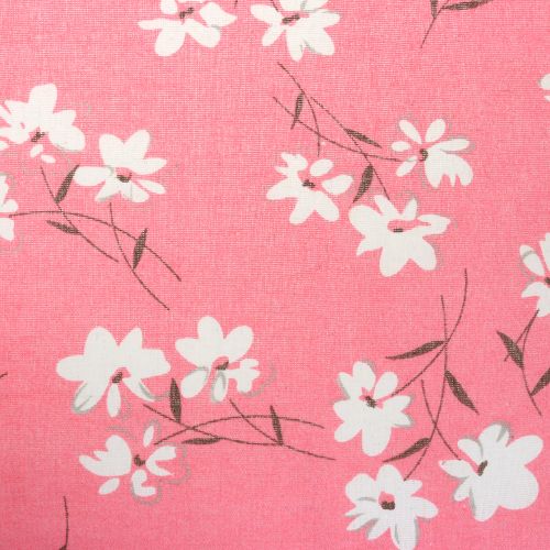 Product Deco fabric flowers Pink 30cm x 3m