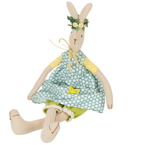 Product Stuffed Easter bunny, Easter bunny with clothes, bunny girl H43cm