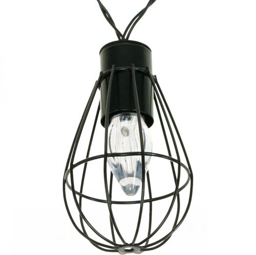 LED solar fairy lights garden decoration black 350cm 8LED