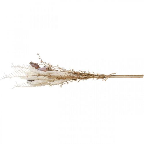 Product Poppy capsules decoration dried flowers artificial fern cream 63cm