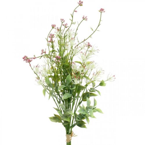 Floristik24 Spring bouquet artificial pink, white, green artificial flower bouquet H43cm