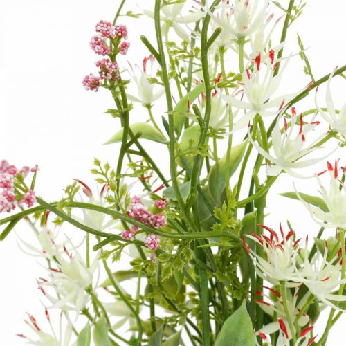 Floristik24 Spring bouquet artificial pink, white, green artificial flower bouquet H43cm