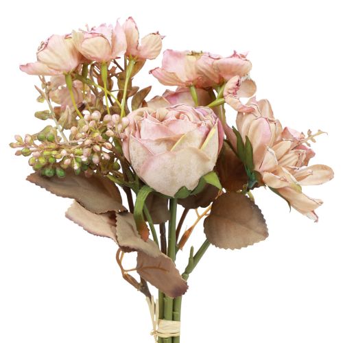 Floristik24 Artificial flower bouquet artificial flowers artificial roses antique 30cm