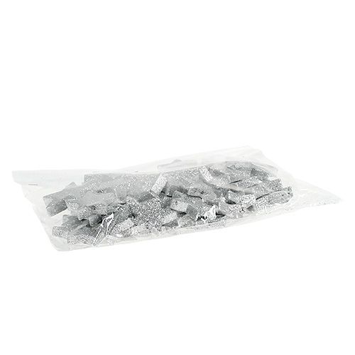 Product Stars for scattering silver assorted 4-5cm 40pcs