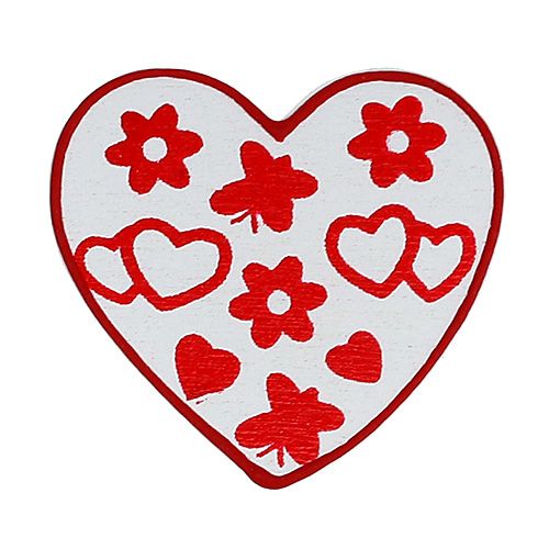 Floristik24 Scatter hearts sort. 3cm 24pcs