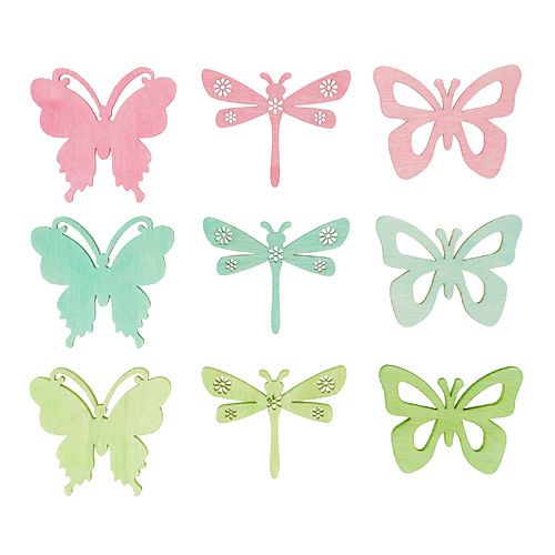 Floristik24 Give aways Butterflies & Dragonflies 4cm 72pcs