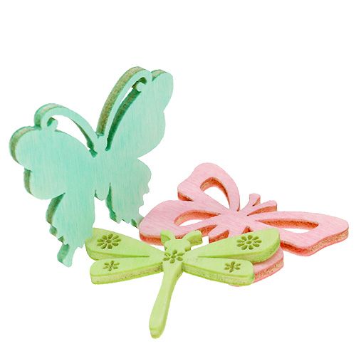Floristik24 Scatter Items Butterflies &amp; Dragonflies 4cm 72 pcs