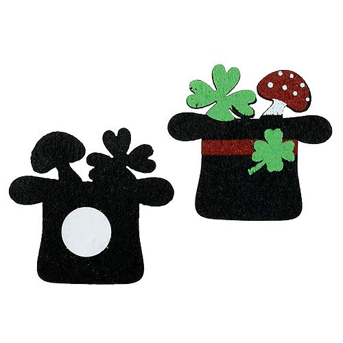 Floristik24 Give a gift New Year 3,5cm multicolored 54St