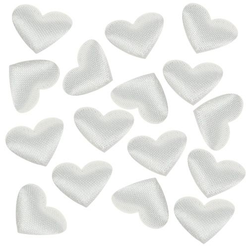 Product Decoration to control Hearts White 14mm 800pcs