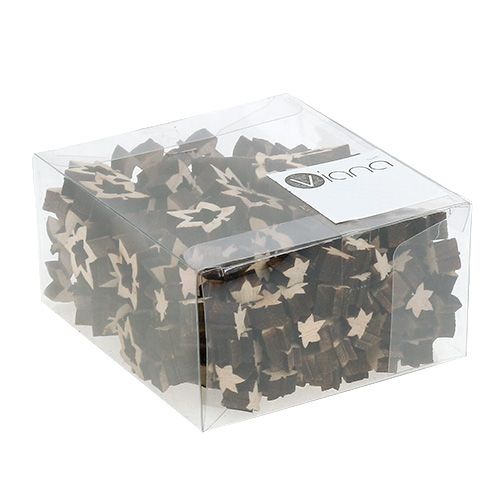 Floristik24 wooden leaves 1cm - 2cm nature 192pcs