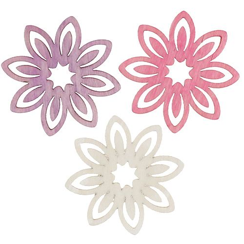 Floristik24 Scattered wood blossom Ø4cm 72pcs