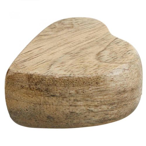 Floristik24 Scatter decoration wooden hearts table decoration heart wood nature 5cm 6pcs