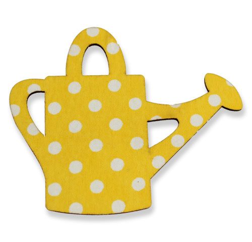 Floristik24 Watering can/wooden bucket 8cm sorted 12pcs