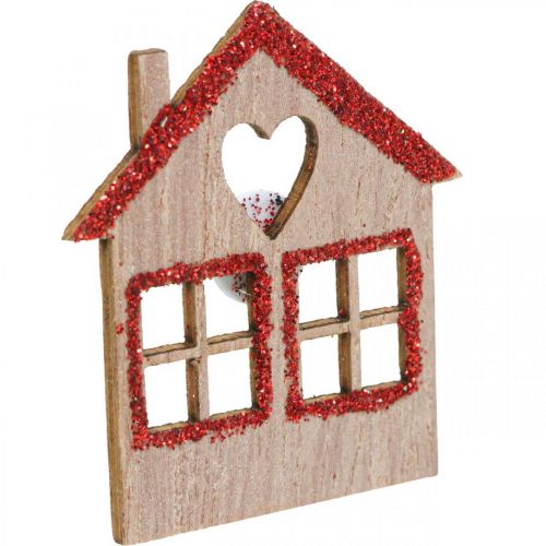 Product Scatter decoration Christmas Christmas decoration house 4.5×5cm 72p