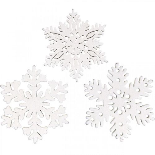 Product Snowflake scatter decoration, ice crystal 3.5cm 72 pcs