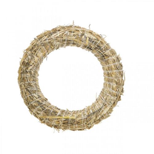 Floristik24 Straw wreath 30/6cm 10pcs