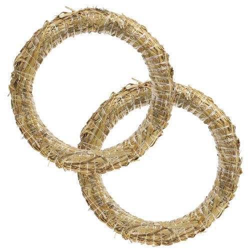 Product Straw wreath straw wreath blank 30/6cm 2pcs