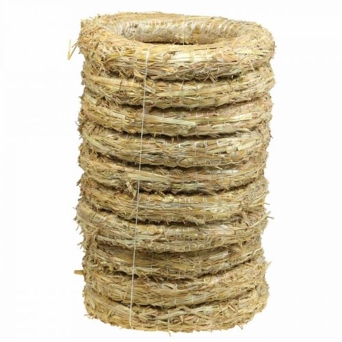 Product Straw wreath 35/6cm 10 pcs