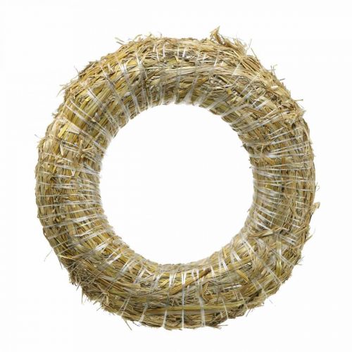 Floristik24 Straw wreath 40/8cm 5pcs