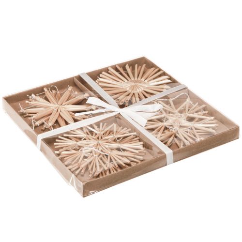 Product Straw stars Christmas Christmas tree decorations Ø10-11cm 12 pcs