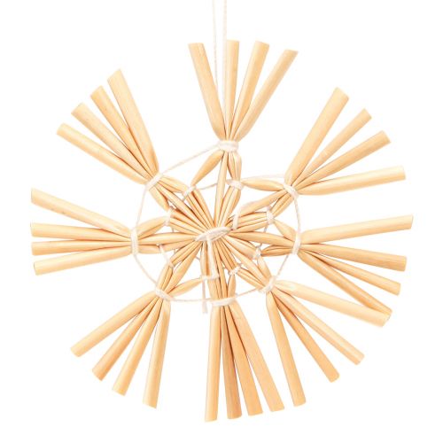 Product Straw Stars Christmas Christmas Tree Decorations Ø5-6cm 25 pcs