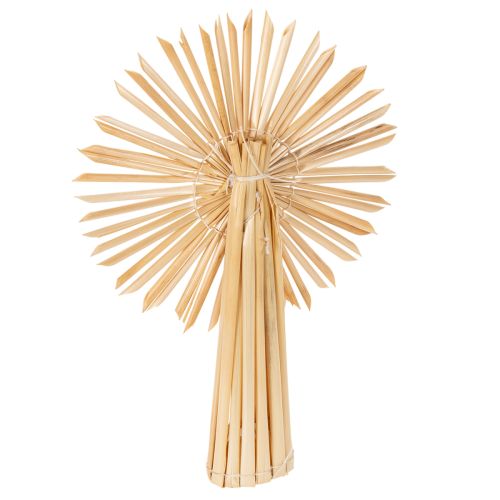 Natural Straw Christmas Decorations Set - 35 Pieces, Stars and Figures | Floristik24.co.uk