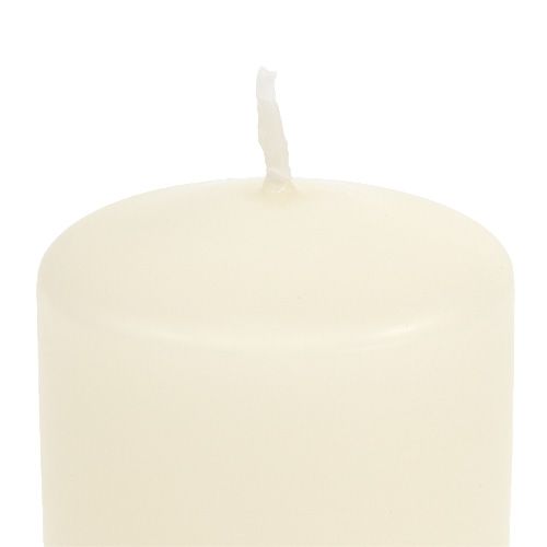 Product Pillar candle 100/80 cream 6pcs