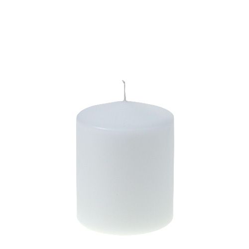 Product Pillar Candle 100/80 White 6 Pcs