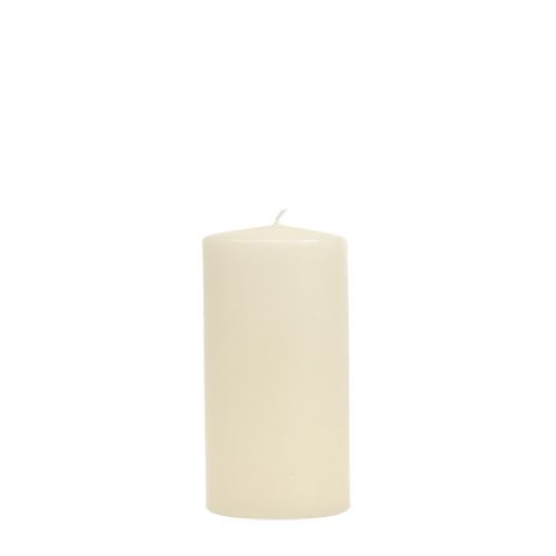 Floristik24 Pillar candle 120/60 cream 16pcs