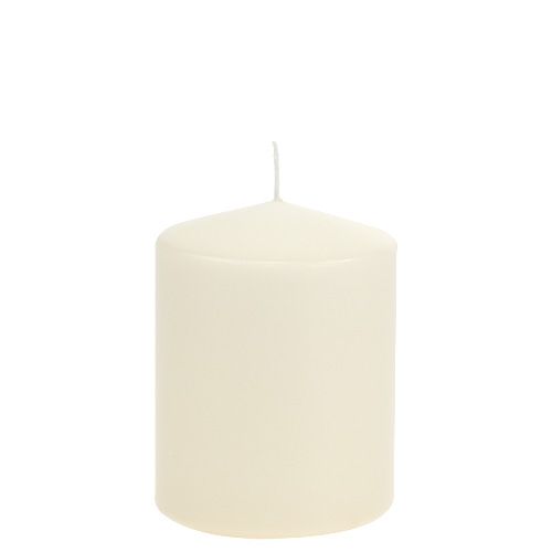 Floristik24 Pillar candle 130/100 cream 4pcs