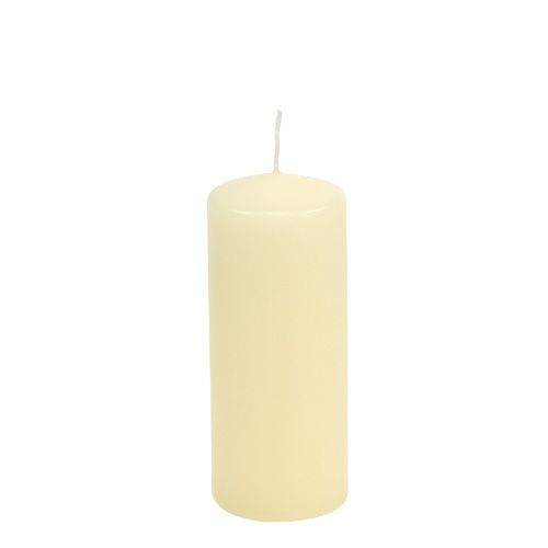 Floristik24 Pillar candle 150/60 cream 8pcs