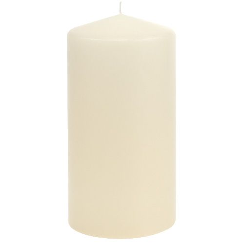 Floristik24 Pillar candle 200/100 cream 4pcs