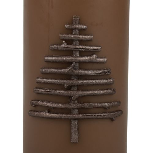 Product Christmas Candle Candle Christmas Brown 150/70mm 1 pc