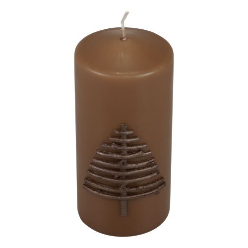 Product Christmas Candle Candle Christmas Brown 150/70mm 1 pc