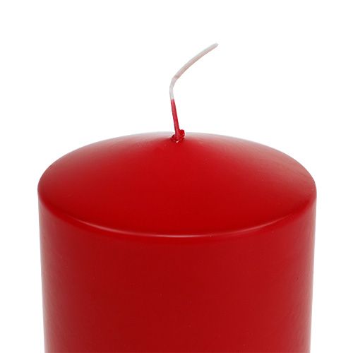 Product Pillar candles 130/100 red 4 pcs