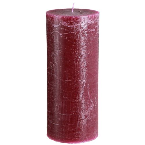 Product Pillar candles colored candles Berry 85×200mm 2 pcs